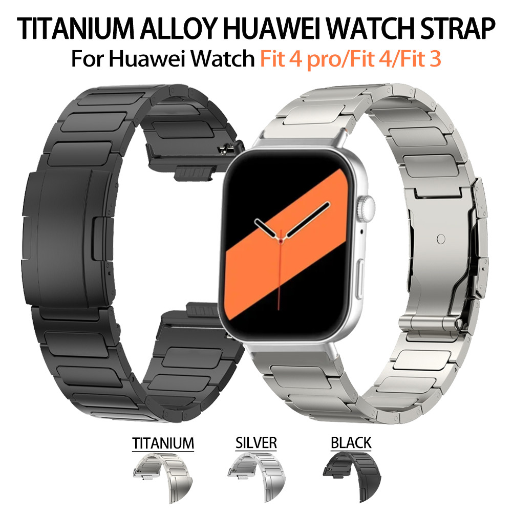 Dây đeo hợp kim nam cho HUAWEI WATCH Fit 4 Pro Fit 4 Fit 3 Titan Dây đeo sang trọng cho HUAWEI WATCH