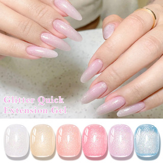 MTSSII MEET ACROSS Lấp Lánh Xây Dựng Nhanh Gel Nối Dài Sơn Móng Tay Poly UV Gel Nail Art Varnish Acrylic Làm Móng Tay 7ml