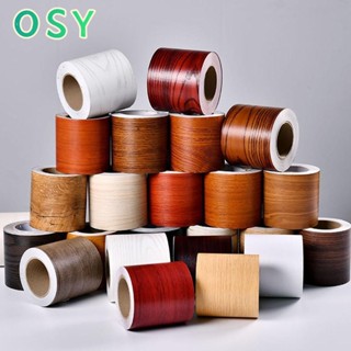 OSY Cuộn 10M / Cuộn Băng Keo PVC Dán Viền Tường / Khung Cửa Ra Vào Chống Thấm Nước Họa Tiết Vân Gỗ Trang Trí Nhà Cửa