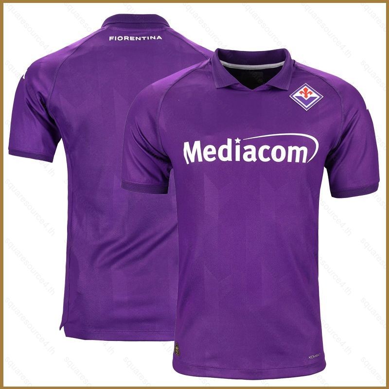 New1 2024-2025 Serie A ACF Fiorentina Áo thi đấu sân nhà Trẻ em Người lớn Áo thun bóng đá Plus Size