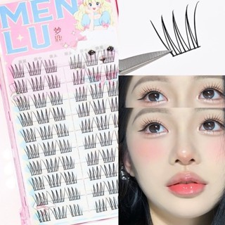 10 Hàng Công Suất Cao Idol Girl Nhóm Lông Mi Giả Tự Nhiên Uốn Cong Lông Mi Giả Cá Nhân Mèo Paw Hoa Hướng Dương Lông Mi Giả