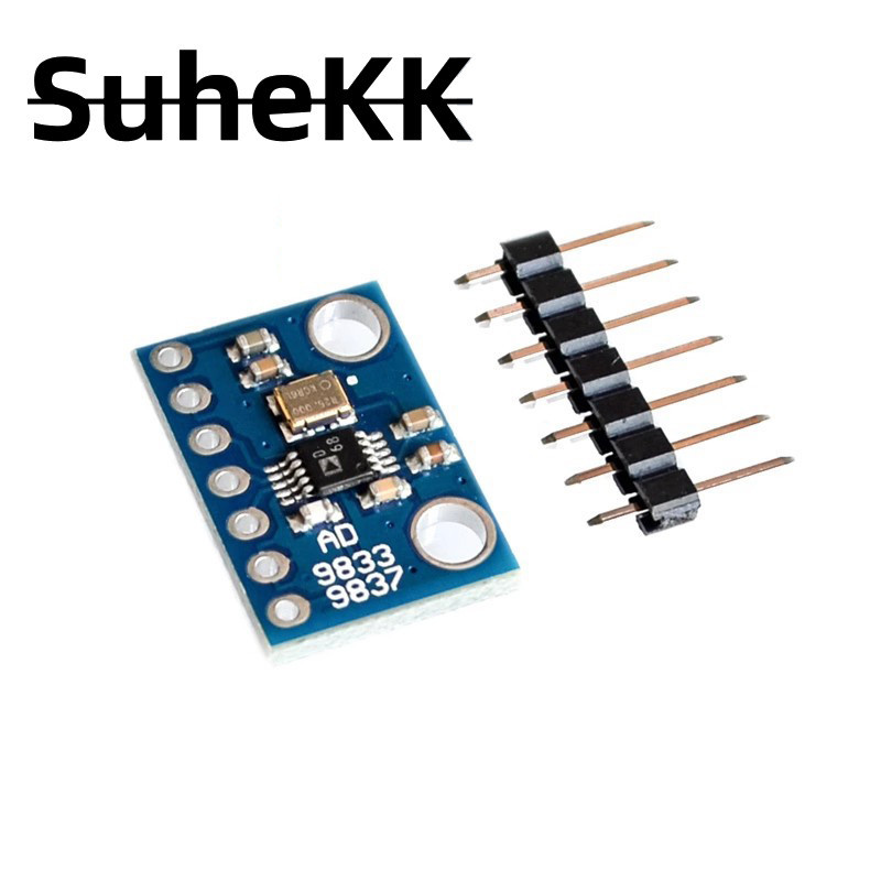 Ad9833 Bộ vi xử lý có thể lập trình Mô-đun giao diện nối tiếp Sóng vuông DDS Mô-đun tạo tín hiệu GY-