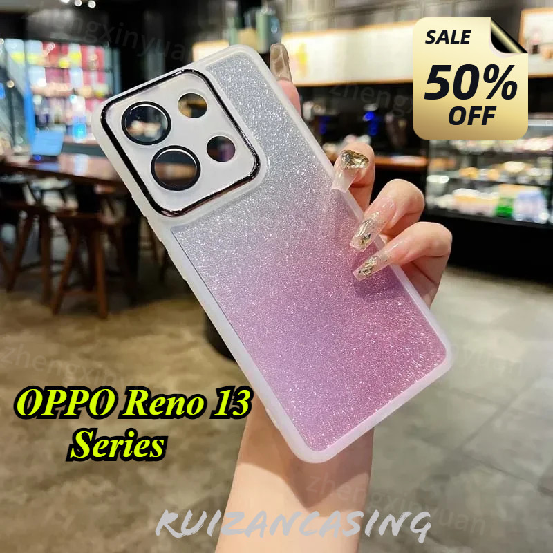 Ốp điện thoại Oppo Reno 13F 4G 5G Bling Long Lanh Vỏ mạ TPU mềm cho Oppo Reno13 Pro 4G 5G Reno13Pro 