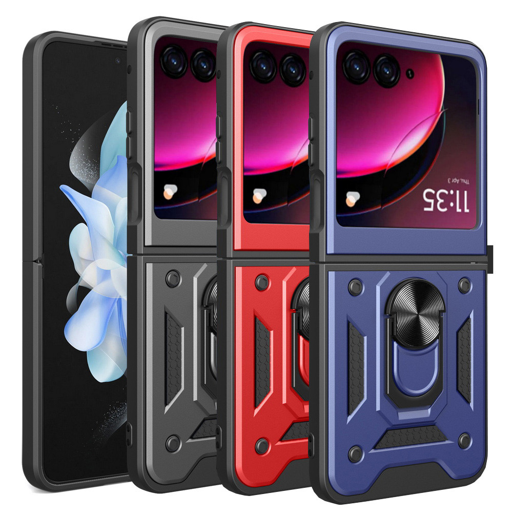 Ốp Bảo Vệ Camera Cho Moto Razr 40 Ultra Motorola Razr 40 + 2023 Razr40 Ultra Armor Hybrid Xoay Vòng 