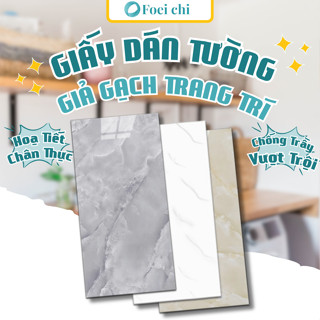 Miếng xốp dán tường NAGO trang trí nhà tắm bếp phòng ngủ có sẵn keo dán tiện lợi 30x60x0,2cm 