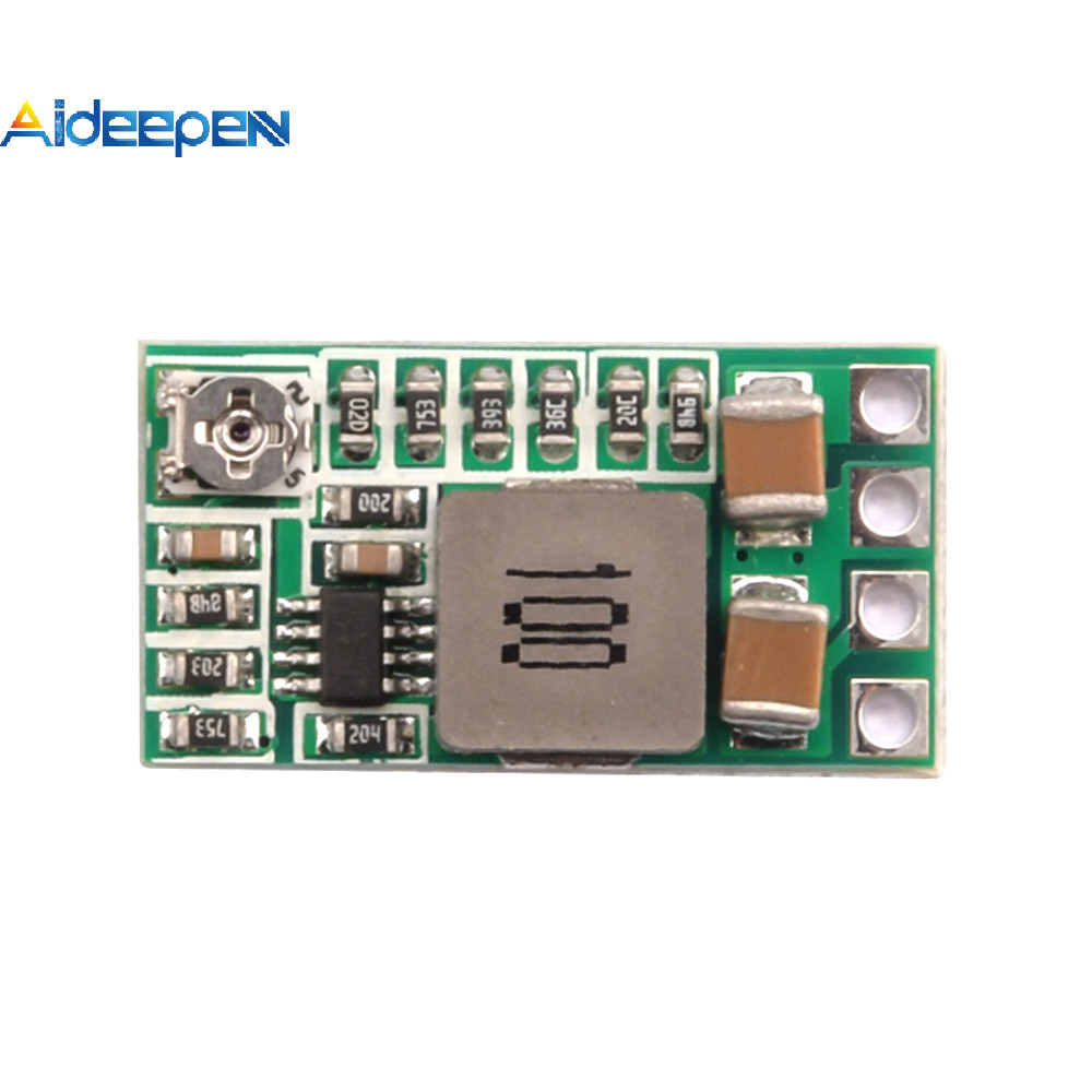 AIDEEPEN 1 / 3 / 5 CÁI 3A DC-DC Buck Bộ chuyển đổi 4.5V-24V sang 5V Bộ điều chỉnh điện áp có thể điề