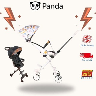 Xe đẩy cho bé M8 gấp gọn,đảo 2 chiều 3 tư thế nằm ngả sâu full đệm và mái che cho bé