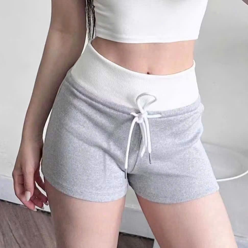 Set 3 Quần Đùi Nữ Cạp Cao Mùa Hè