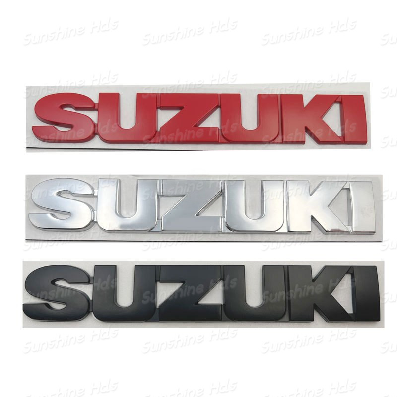 Nhãn dán trang trí ô tô bằng kim loại 3D có logo Suzuki, Thích hợp cho Jimny, Swift, Super Vetra, Su