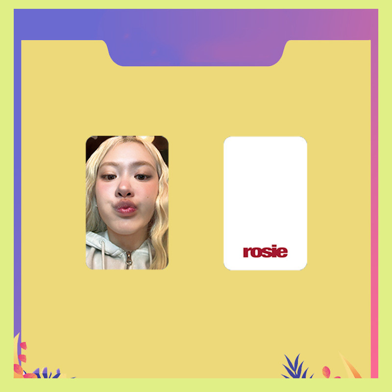 2-10 chiếc BP ROSE ROSIE SOLO ALTER EGO Lomo Cards SUNNI VIXI ROXI Phát sóng LISA JENNIE JISOO CHULO