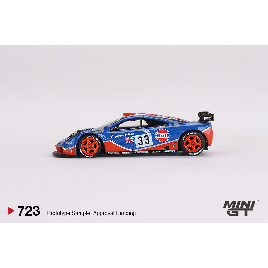 MINI GT 1: 64 McLaren F1 GTR #33 1996 Le Mans Push-Back Die-Cast Racing Model – Hợp kim được cấp phé