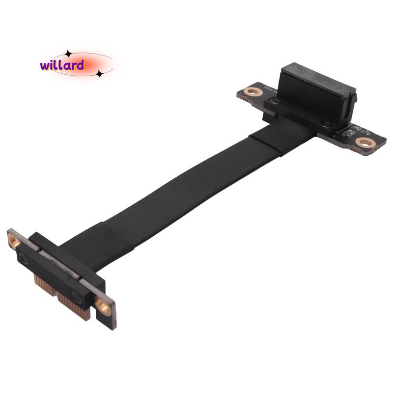 Cáp nâng PCIe X1 Dual 90 độ Góc phải PCIe 3.0 X1 sang X1 Cáp nối dài 8Gbps PCI Express 1X Riser Card