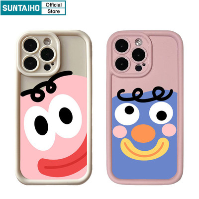Suntaiho Ngộ nghĩnh Dễ Thương Vỏ Anime Họa Tiết Graffiti Ốp Điện Thoại Cho Iphone 16 15 14 13 12 11 Pro Max IP 7 8 Plus Iphon X Xs XR Xs Max Silicon Mềm Cao Cấp Chống Sốc Ốp Lưng