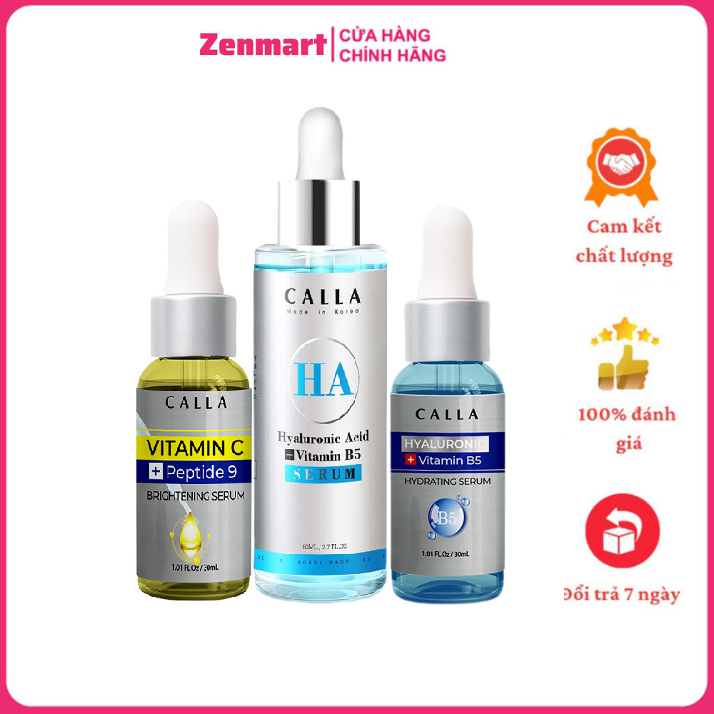 Serum HA & Vitamin B5/Vitamin C & Peptide 9 Calla 30ml