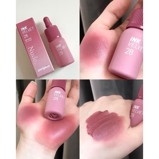 Son Kem Ink Velvet Peripera Tint Nude Peach 46 Màu Mới Nhất 22 24 25 30 40 41 45