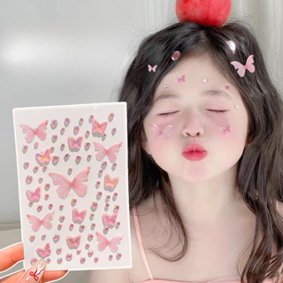 Bướm trẻ em có nhãn dán cực quang kim cương