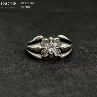  Nhẫn Chrome Hearts kiểu dáng cách điệu đính đá zircon thiết kế Unisex nam nữ thép titan không gỉ 
