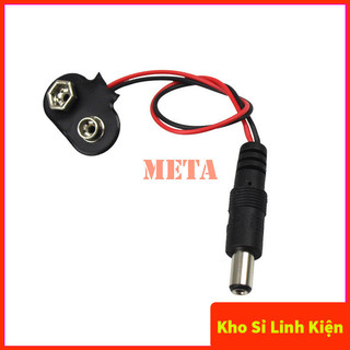 Dây Đế Pin 9V có Jack DC 5.5x2.1mm