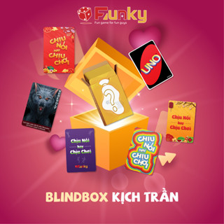 Blind Box Bộ Bài Boardgame - Drinking Game Xé Box Trúng Secret Combo, Túi Mù Blindbox Baby Three Siêu Bí Ẩn
