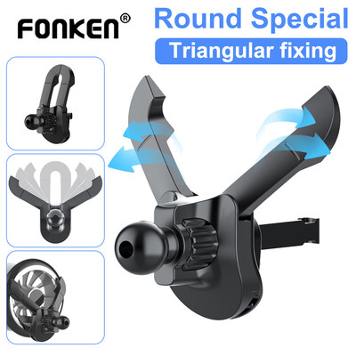 Fonken Universal 17mm Ball Head Base Car Air Vent Clip cho phụ kiện giá đỡ điện thoại ô tô
