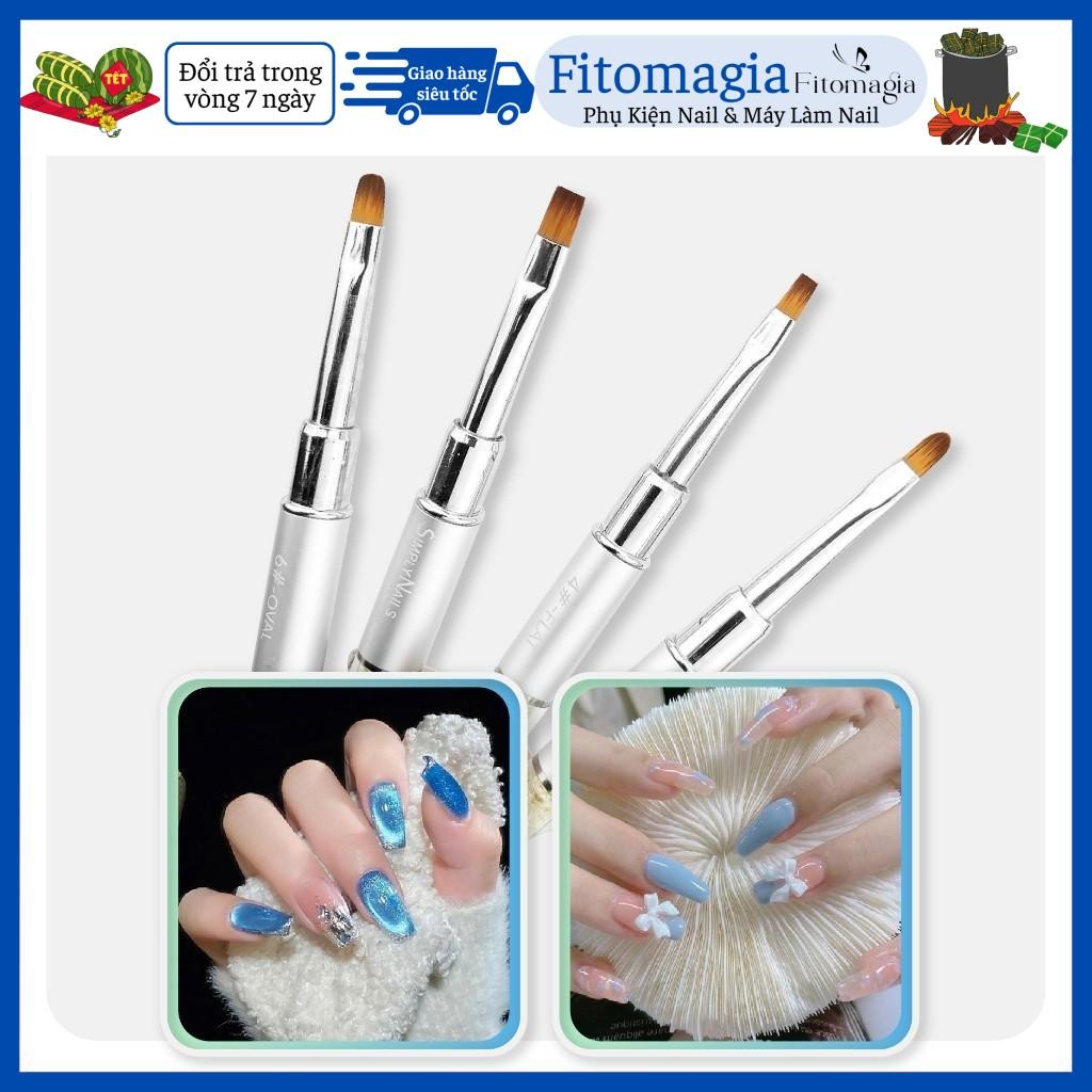 [FITOMAGIA PHỤ KIỆN NAIL & MI] Bút Cọ Đắp Gel Vẽ Bản Cán Đá SIMPLY NAILS PROFESSIONAL