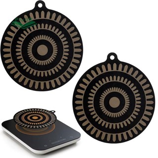 [Pfultr] 1 Thảm chống bếp cảm ứng Thảm bảo vệ Hob chịu nhiệt với thiết kế thay đổi màu sắc Vỏ bọc Hob dày Thảm lót silicon [MỚI]