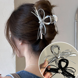 Phụ kiện tóc hình trái tim đen cá mập ngọt ngào, thời trang cho nữ