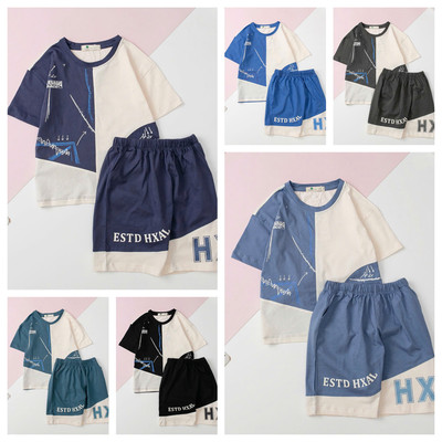 Bộ bé trai hè LITIBABY. Bộ cotton trẻ em - BT B001 size 4/16 tuổi