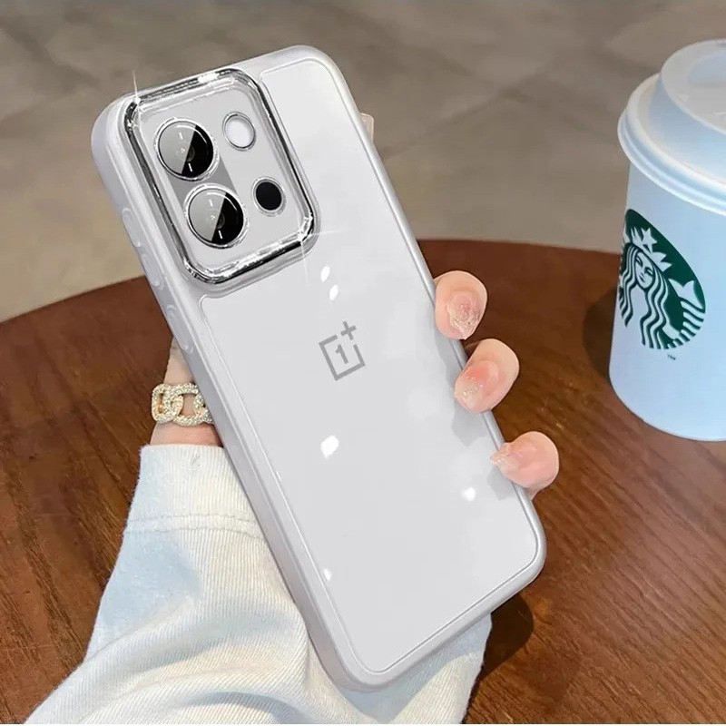 Dành Cho OnePlus 13T 13S 5G Matte Case Silicon Trong Suốt Bảo Vệ Ống Kính Máy Ảnh