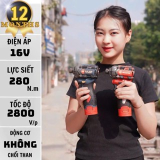  Máy siết vít cầm tay hệ 16v yupai  YP16 W150B lực siết 150n-bảo hành 1 năm 