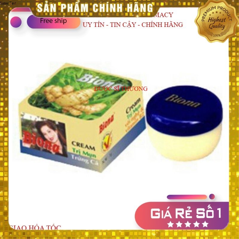 Kem Mụn Nghệ Biona(3g)