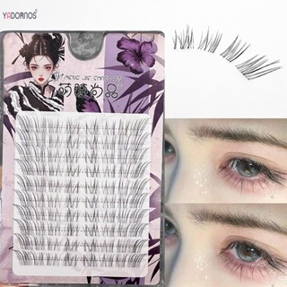 YADORNOS 10 hàng - Vương quốc Anh Velvet Mist Fox tự nhiên rõ ràng và phân mảnh Fox Eyelash - phân mảnh Fairy Eyelash False Eyelash