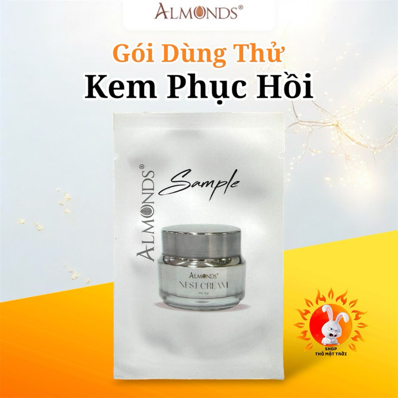 Gói Kem Phục Hồi ALMONDS 5G - Gói Test Dùng Thử ALMONDS