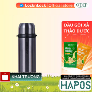 Bình giữ nhiệt LocknLock 1 Lít Take Vacuum Bottle làm bằng thép không gỉ, màu blue  LHC1439BLU - HAPOS LOCKNLOCK OFC