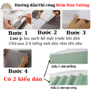  Miếng dán rèm cửa miếng dán rèm dùng cho rèm dán tường ,miếng dán mặt gai có sẵn keo dùng dán tường dán cửa dán tủ 
