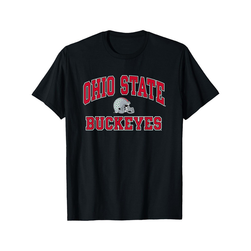 Ohio State Buckeyes Mũ Bảo Hiểm Bóng Đá Áo nam Size S-5Xl Cotton Thường Ngày Với In Hình Nổi Bật Màu