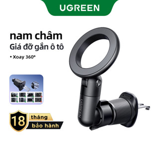 Giá đỡ điện thoại ô tô thông hơi từ tính UGREEN 360° Xoay Thích hợp cho iP16 15 Pro Max Xiaomi