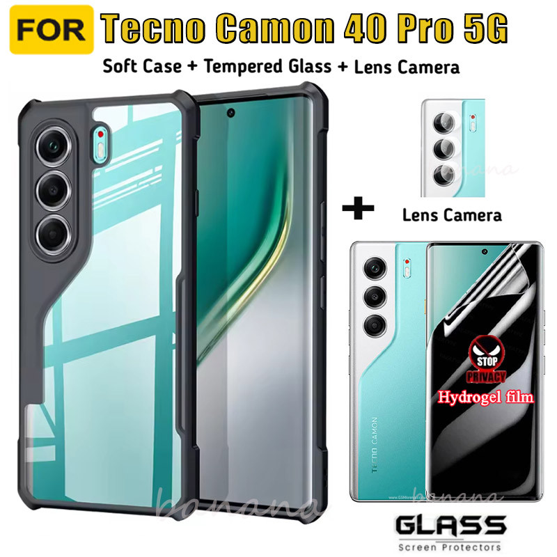 Ốp điện thoại chống sốc Tecno Camon 40 Pro 5G Tecno Camon40Pro Camon 40 Bảo vệ màng Hydrogel riêng t