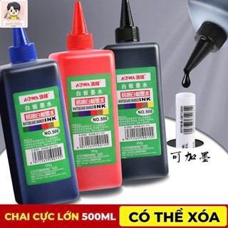 Mực Viết Bảng Trắng Dạng Nước Dễ Xóa - Mực Bút Dạ Dung Tích Lớn, Tiện Lợi Cho Văn Phòng