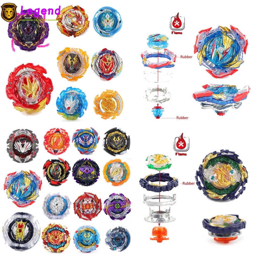 Spinning Flame Gyros Burst B-139 ~ B-206 một mảnh Kim loại Gyro Top Đồ chơi trẻ em