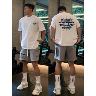 HIP Áo thun nam cotton kiểu hiphop Mỹ, in chữ cá tính, phong cách thời trang, dễ phối đồ