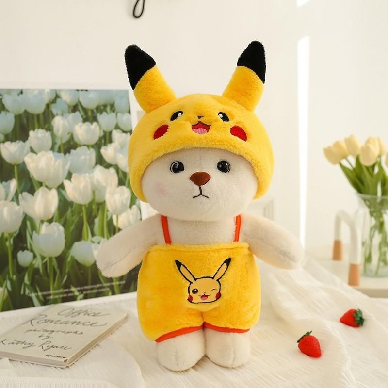 Gấu bông pikachu Teddy Cosplay Pikachu siêu đáng yêu làm quà tặng