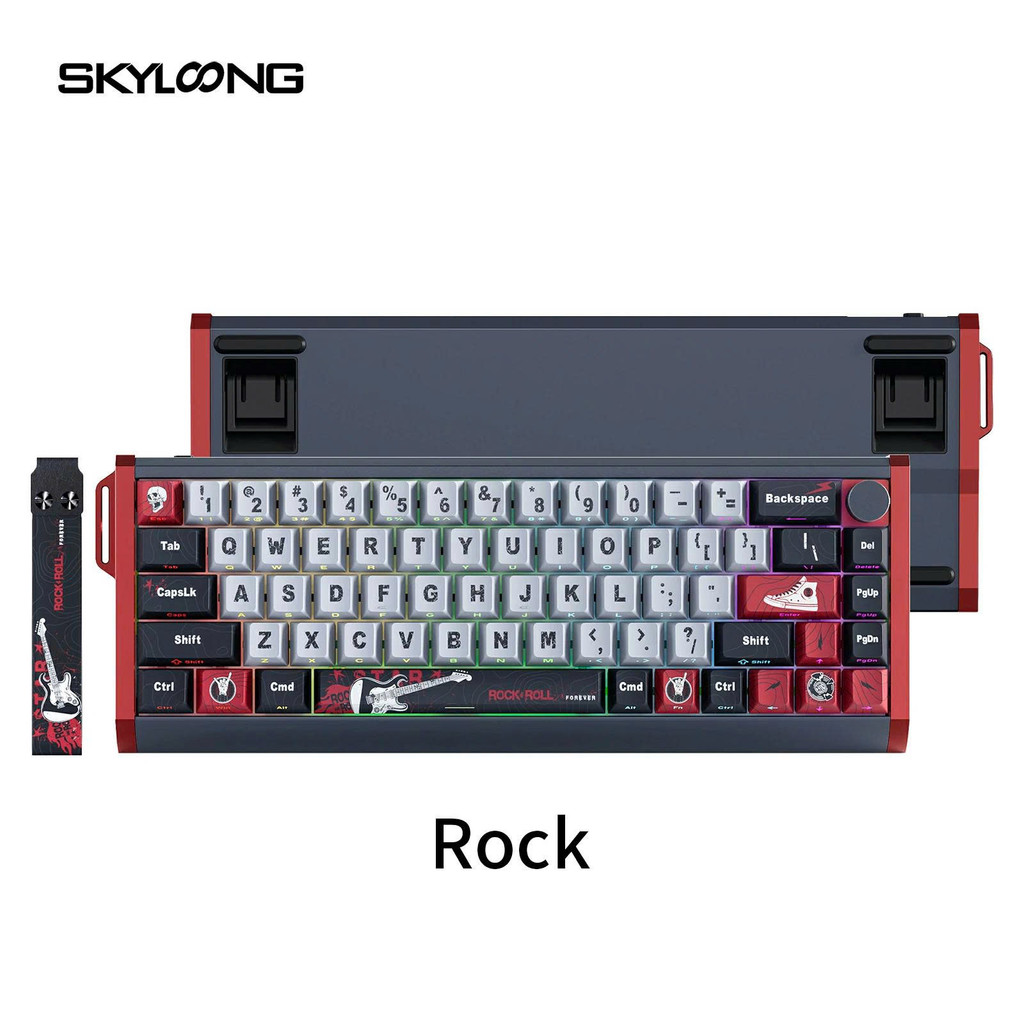 Bàn Phím Cơ Skyloong GK68HE Aluminum - Plateless Gasket, Switch Từ Tính, 8K Polling | MKShop