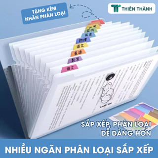  Cặp Tệp Đựng Tài Liệu A4 Nhiều Ngăn - Túi File Đựng Hồ Sơ Giấy Tờ Học Tập Làm Việc Bền Đẹp 