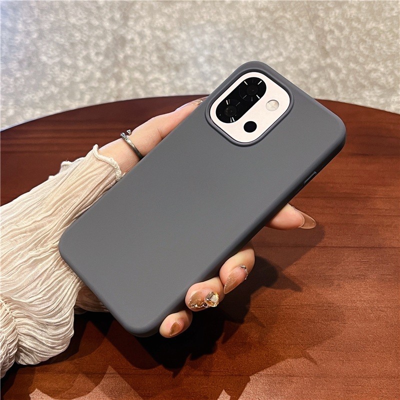 Dành Cho OnePlus 13T Ốp Lưng Sang Trọng Cảm Giác Da Thật Chất Lỏng Cao Su Silicon Mềm Vỏ Điện Thoại 