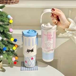 Ly giữ nhiệt Chuppy 900ml có quai xách , ly giữ nhiệt inox 316 cao cấp giữ nóng lạnh 8-10h