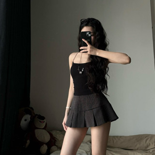 Chân Váy Kẻ Hack Dáng Form Xoè Có Quần Bảo Hộ Váy Ngắn Xếp Ly To Chất Tuypsy 2 Lớp Hàng L1