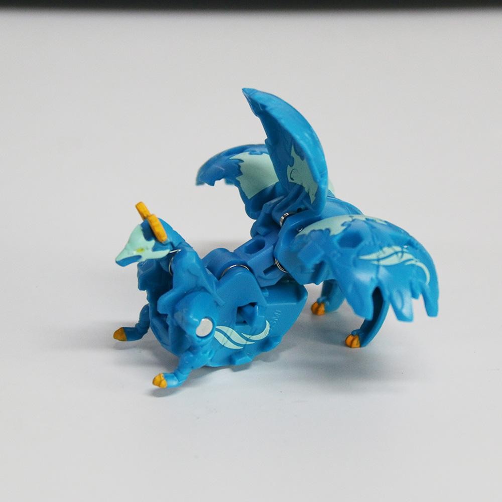 BE [Blitz Fox] Bakugan Battle Brawlers Blue Blitz Fox Mô Hình Hành Động Hình Tam Giác Có Mã Sưu Tập 