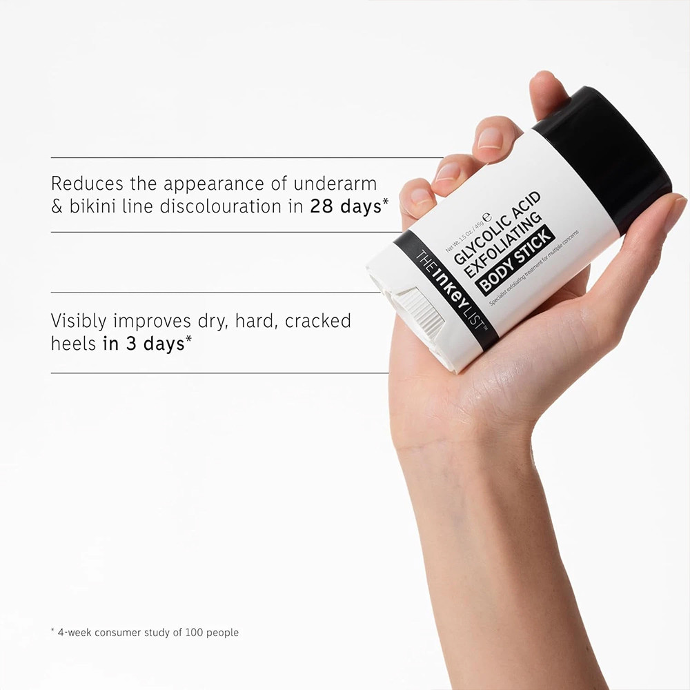 The INKEY List Glycolic Acid Exfoliating Body Stick 45g Multiple Concerns