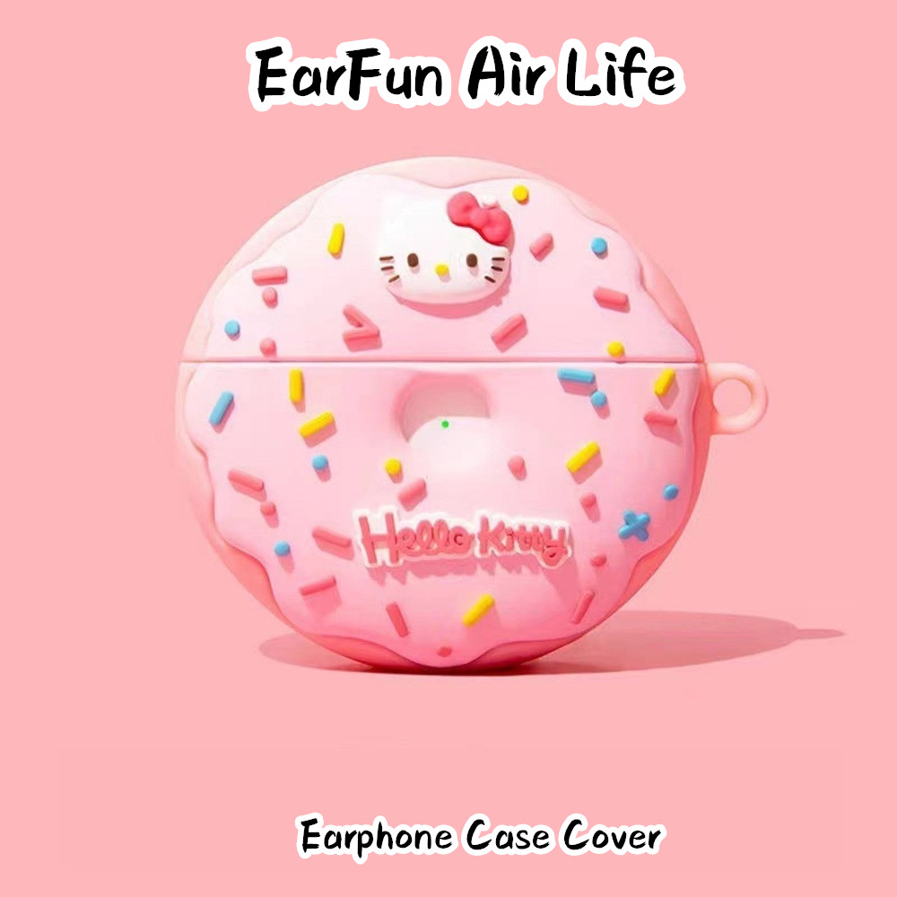 [Giao hàng nhanh] Dành cho vỏ tai nghe EarFun Air Life Vỏ tai nghe silicon mềm Phim hoạt hình thú vị